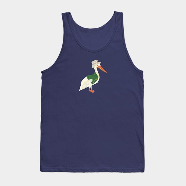 Fisher Pelican Tank Top by EmilyLaurelHarris